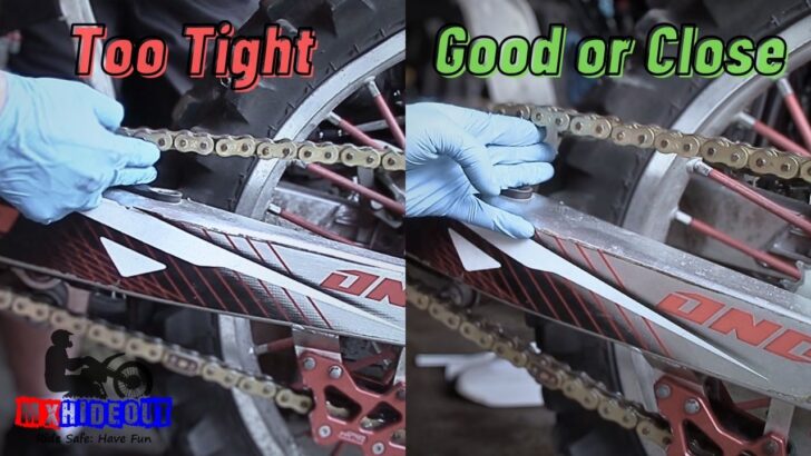 Chain Too Tight vs Good or Close How Tight Should A Dirt Bike Chain Be? (Avoid These Expensive Mistakes)