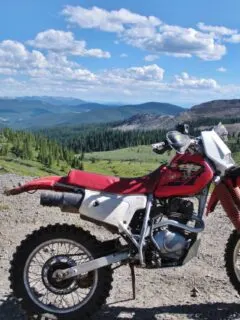 Riding on a slower dirt bike is safer