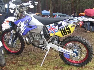 An enduro converted YZ250 mx bike