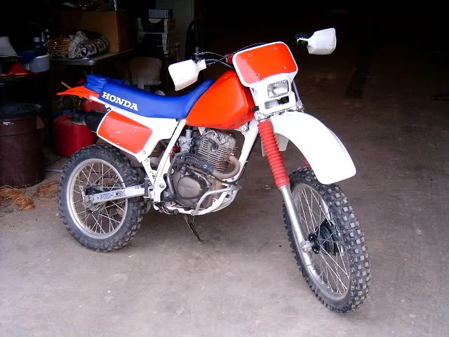 A nice example of a 1986 Honda XR200. Arguably the best model year for this trail bike