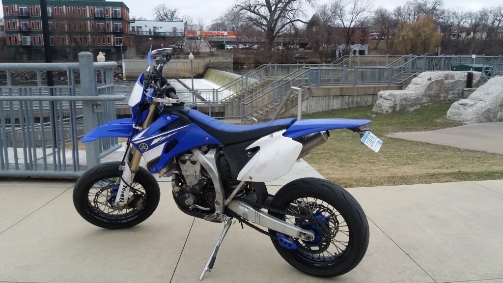 WR450F supermoto conversion to be street legal