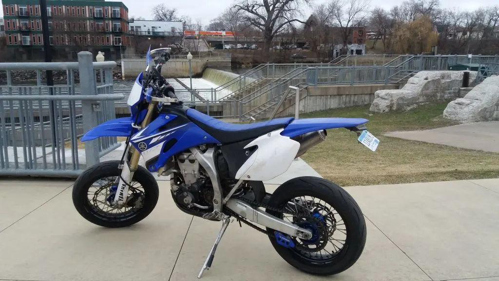 WR450F supermoto conversion to be street legal