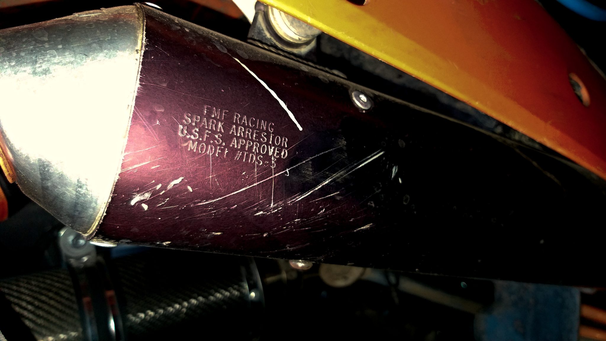 Dirt Bike Spark Arrestor Don't Burn Your Trails Down Motocross Hideout