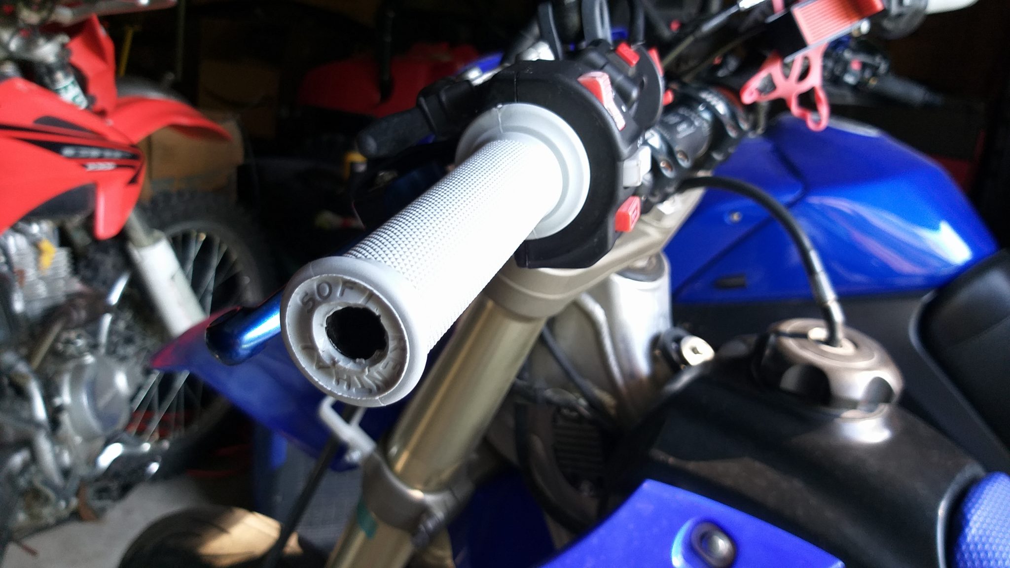 How To Install Dirt Bike Grips With Bark Busters Motocross Hideout