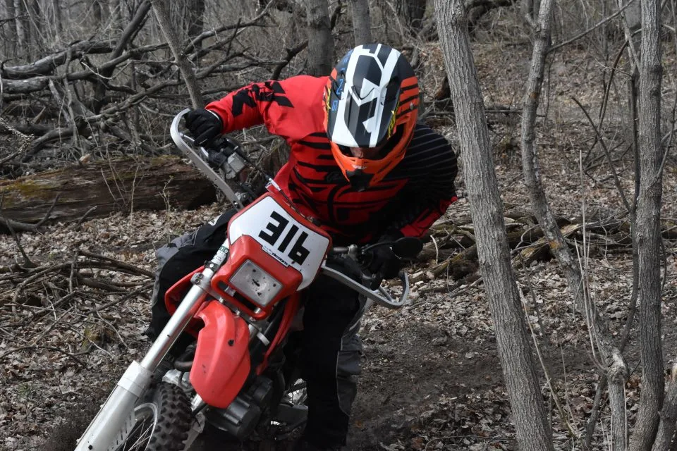 Trail Riding On CRF230F 21 How To Stop On A Dirt Bike WITHOUT Stalling or Falling