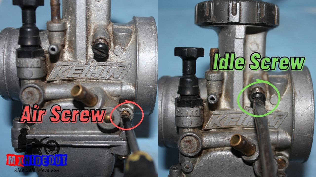 Air Screw vs Idle Screw Location How To Adjust A 2 Stroke Air Screw (Without Guessing)