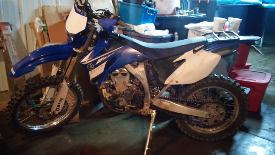 2008 Yamaha WR450F 4-stroke liquid-cooled trail bike