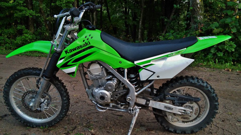 The KLX140 is a great beginner dirt bike for 12 year-olds and young adults