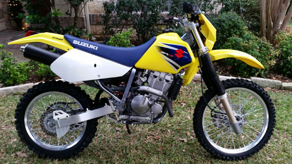 Stock DRZ250 is a capable trail bike for adults that are just starting out