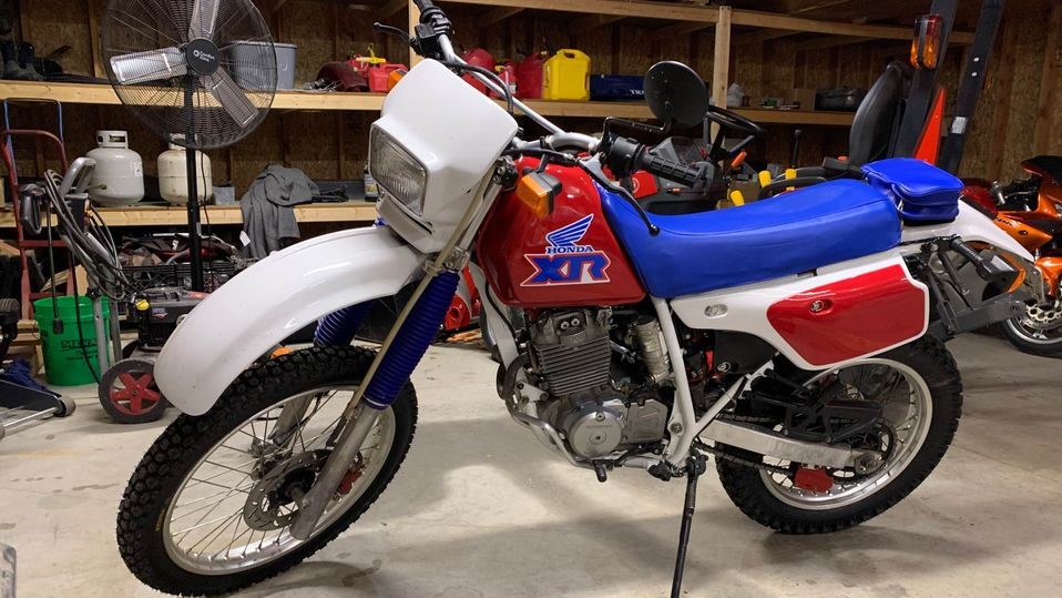 1991 Honda XR250L 250cc air-cooled dual sport motorcycle