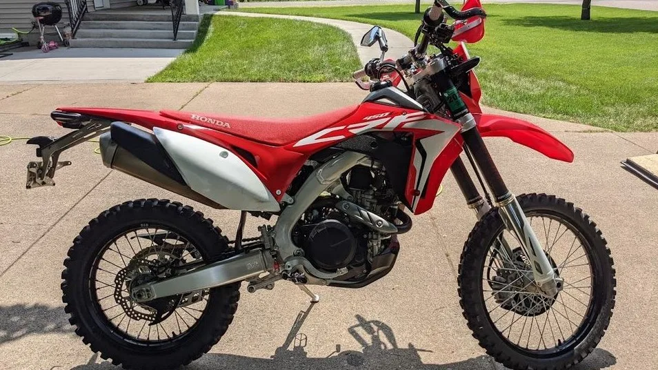 The Honda CRF450L is the best dual sport motorcycle if you're an experienced rider that wants a lot of power for riding off-road in lightweight package.