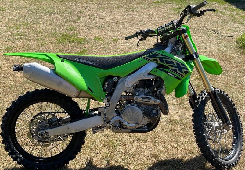 2021 Kawasaki KX 450 dirt bike for motocross racing