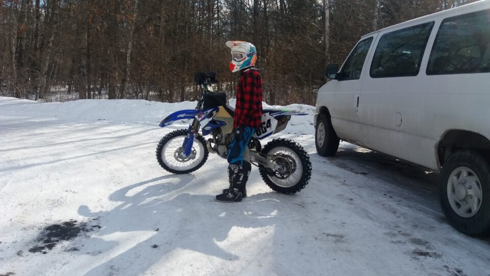 YZ250 Cold Riding In Snow How To Ride A Dirt Bike In Cold Weather Comfortably