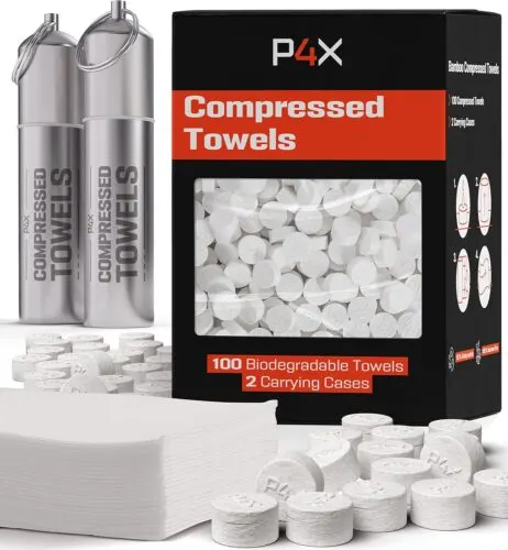 Compressed Towel Tablets Bamboo Camping Toilet Paper Dirt Bike Camping Trip Guide [25 ESSENTIAL Items]