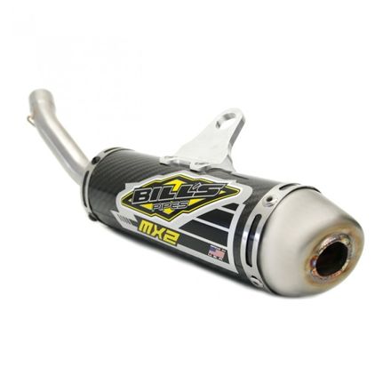 Bills Pipes MX2 Carbon Silencer The Best 2 Stroke Dirt Bike Exhaust Based On YOUR Needs