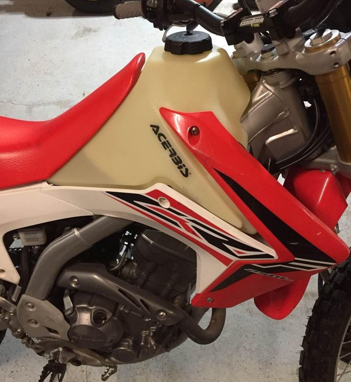 2016 Honda CRF250L Acerbis 3.1 Oversize Fuel Tank How To Carry Extra Fuel On A Dirt Bike & Why You Shouldn’t