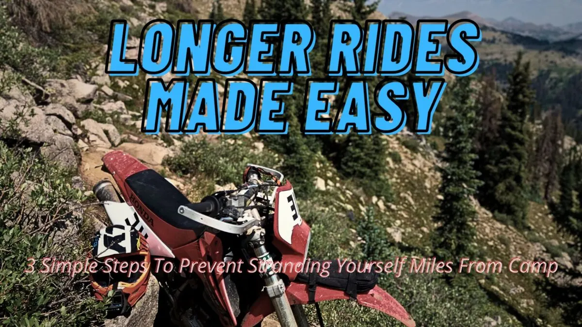 Longer Rides Made Easy Longer Rides Made Easy