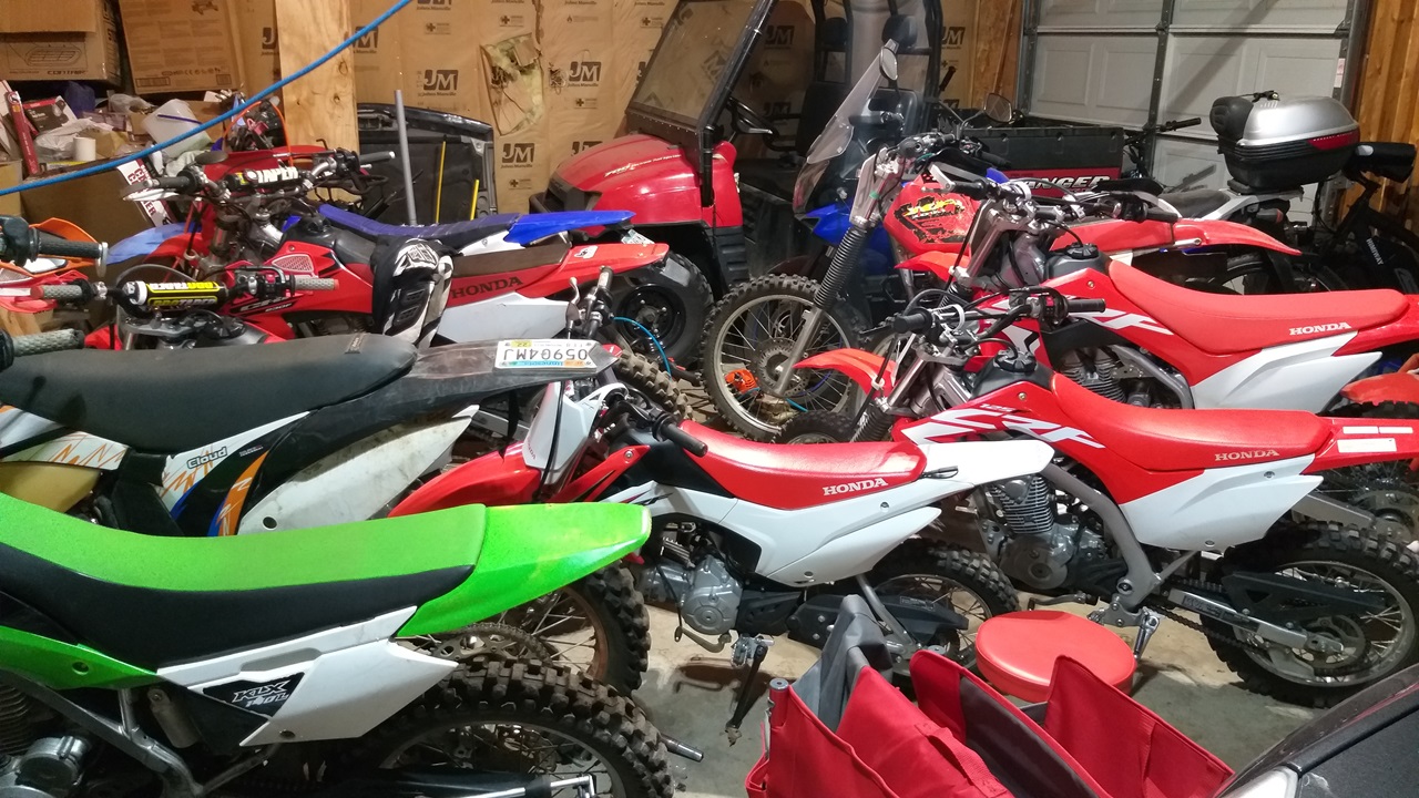 How to winterize a dirt bike