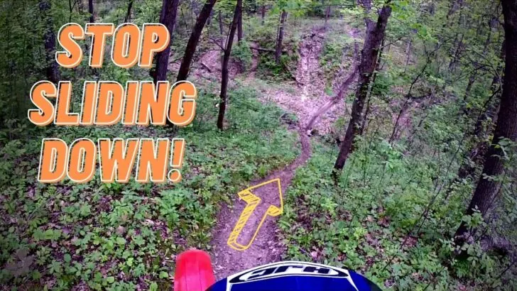 Downhill Sliding How To Ride Downhill On A Dirt Bike Without Sliding Down & Crashing