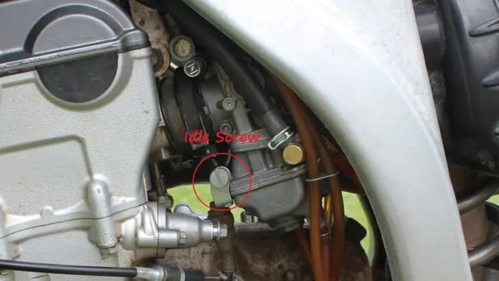 YZ250F Keihin FCR MX Carb Idle Screw How To Properly Set The Idle Speed On Dirt Bike Carb