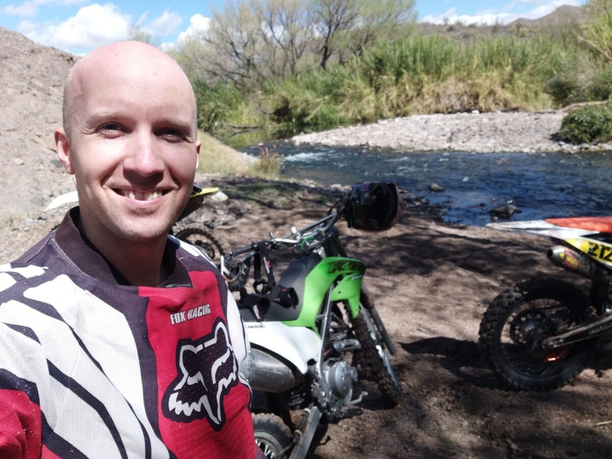 KLX230R Arizona Trail Ride March 2025 Flipped About