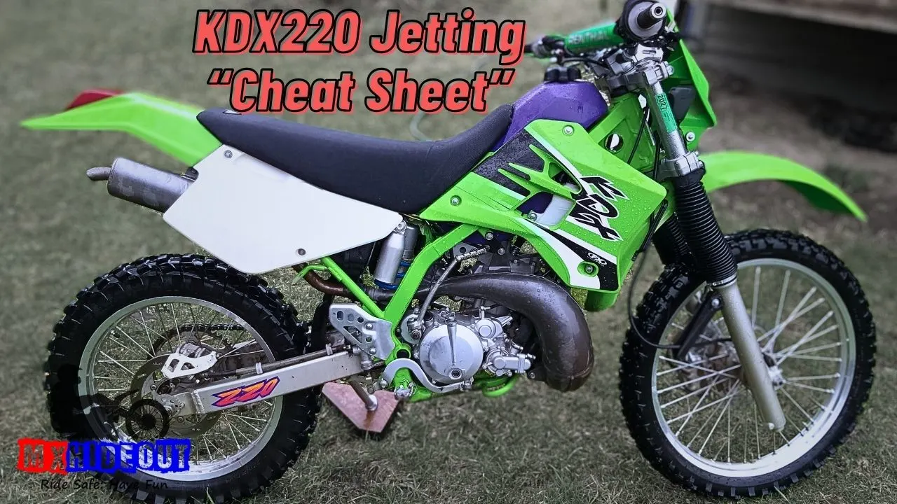 KDX220 Jetting Cheat Sheet 2-Stroke Jetting "Cheat Sheets"