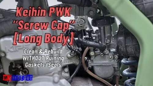 Keihin PWK Screw Cap Long Body Carb Clean Rebuild 1 Courses