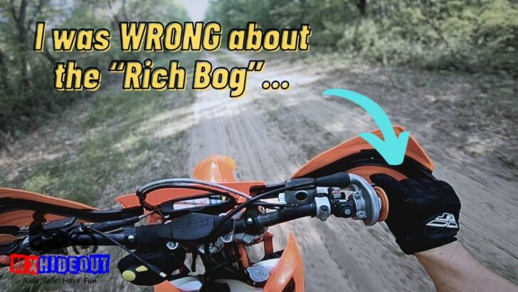150 XCW Tuning 3 Dirt Bike Bogging: How To Diagnose Rich vs Lean Bog Step-By-Step