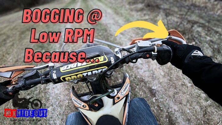 Bog Partial Throttle 4 Dirt Bike Bogs Off Idle (How To Fix Hesitation When Taking Off)