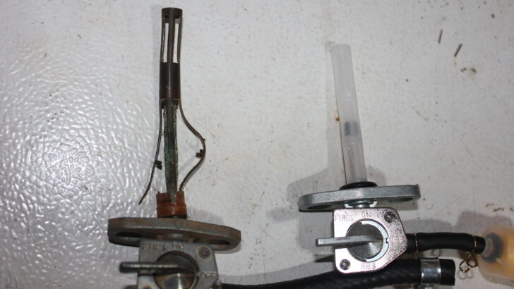 CRF230F Petcock Fuel Valve Old vs New 1 How To Get a Dirt Bike Running After Sitting for 5+ Years (Step-by-Step Guide)