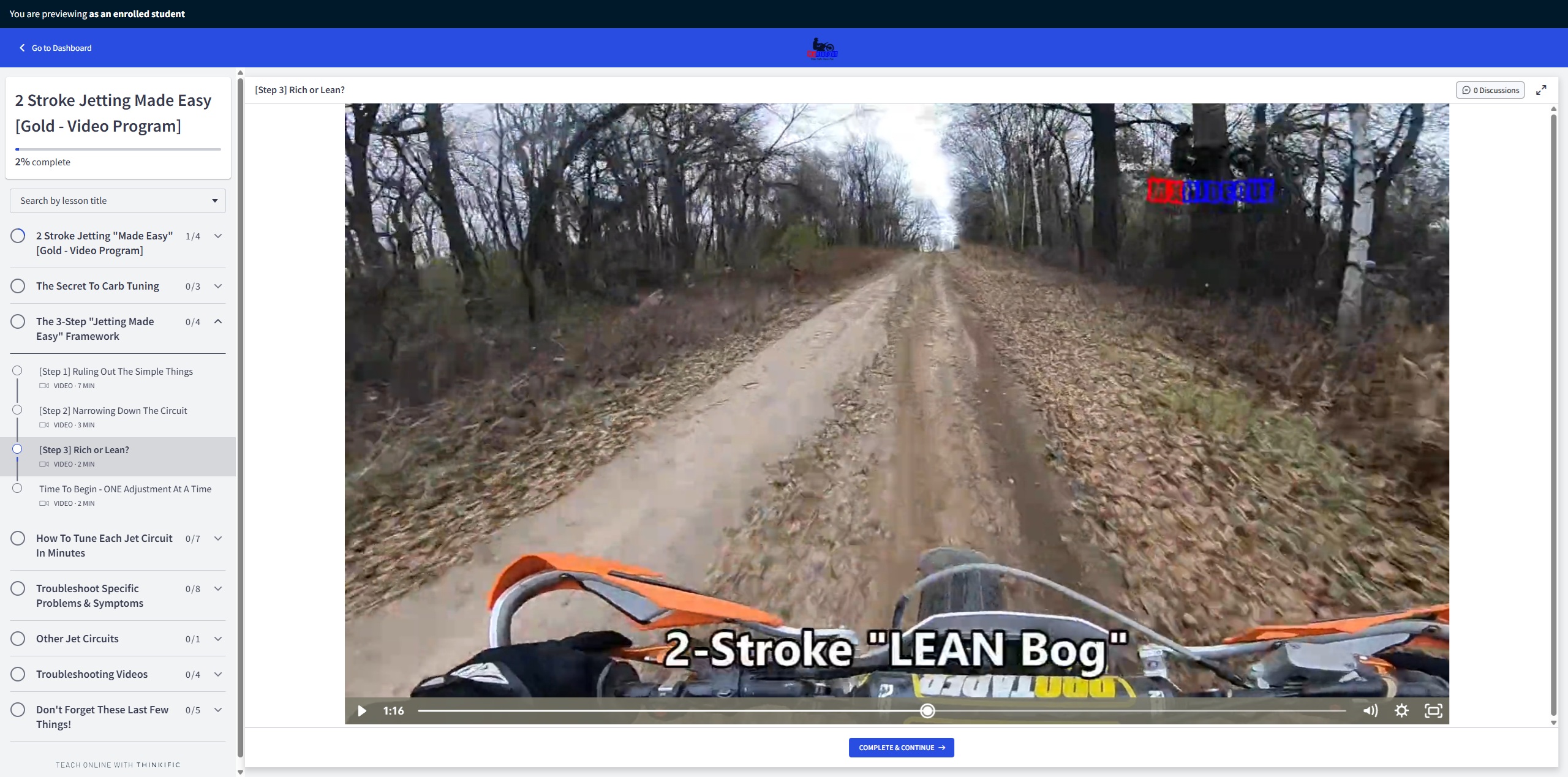 2SJME Course Screenshot 2 Stroke Jetting "Made Easy"